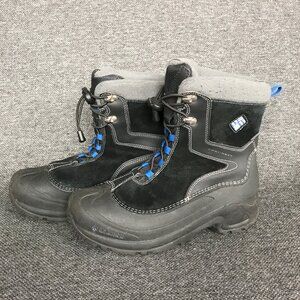 Columbia Omni Heat Thermal Insulated Waterproof Hiking Winter Boots BLK Womens 6